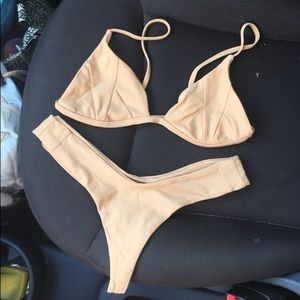 Stone Fox Swim Nude Bikini Set